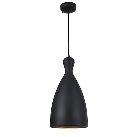 Sunpark LED Pendant Light Fixture, Adjustable Hanging Length, Black P205D-05-GU24 (No Bulb)